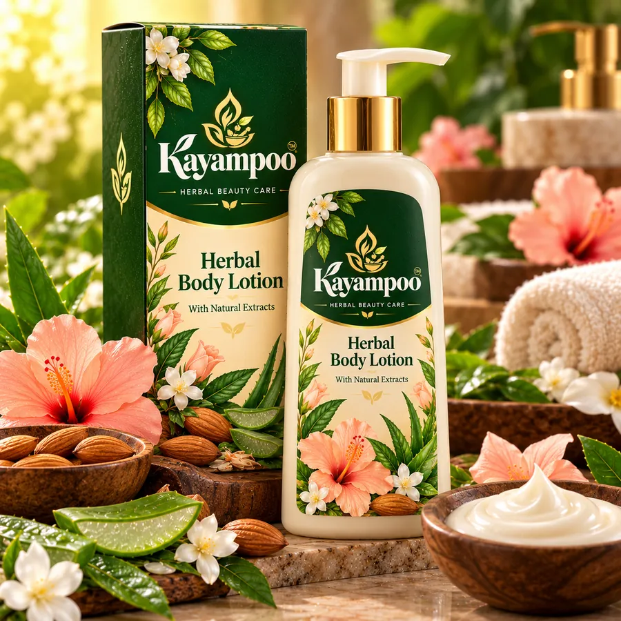 Herbal Body Lotion concept visual