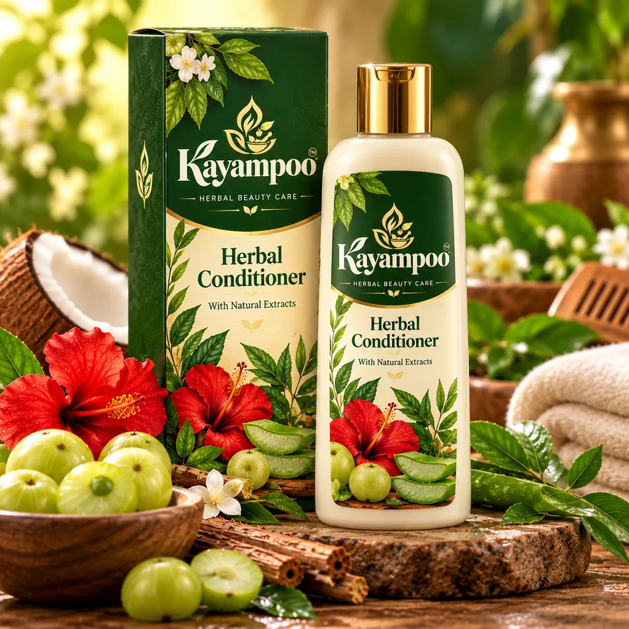 Herbal Conditioner concept visual